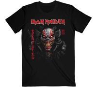 Iron Maiden Senjutsu Black Cover Vertical Logo autorizzato Uomo maglietta