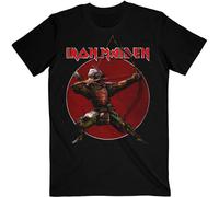 Iron Maiden Senjutsu Eddie Archer Red Circle ufficiale Uomo maglietta unisex