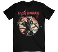 Iron Maiden Senjutsu Eddie Warrior Circle autorizzato Uomo maglietta