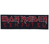 Iron Maiden Senjutsu Logo Unisex Toppa nero/rosso 100% poliestere
