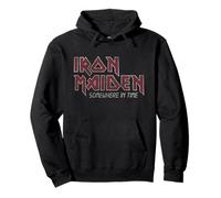 Iron Maiden - Somewhere in Time Grid Felpa con Cappuccio
