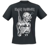 Iron Maiden Somewhere in Time Uomo T-Shirt Nero 4XL 100% Cotone Regular