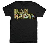 Iron Maiden - T-Shirt # L Black Unisex # Eddie Logo