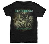Iron Maiden - T-Shirt # M Black Unisex # From Fear To Eternity Distressed