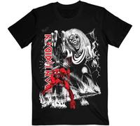 Iron Maiden - T-Shirt # M Black Unisex # Number Of The Beast Jumbo