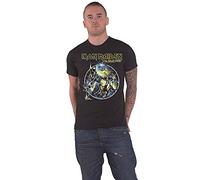 Iron Maiden - Rock Off officially licensed products Iron Maiden T Shirt Live After Death Band Logo Nuovo Ufficiale Uomo Nero Size S