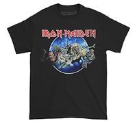 Iron Maiden - T-Shirt # S Black Unisex # Wasted Years Circle