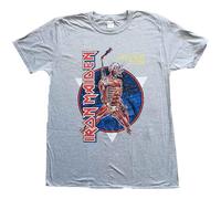 Iron Maiden - T-Shirt # Xl Grey Unisex # Somewhere In Time
