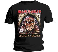 Iron Maiden - T-Shirt # Xl Unisex Black # Legacy Aces