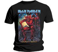Iron Maiden - T-Shirt # Xl Unisex Black # Legacy Of The Beast 2 Devil