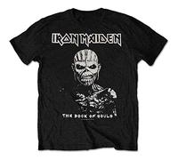 Iron Maiden - T-Shirt # Xxl Unisex Black # The Book Of Souls White Contrast