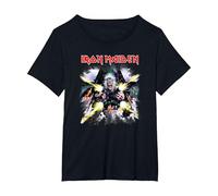 Iron Maiden Tail Gunner Maglietta, Donna Plus-Size, Nero, 5X