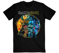 Iron Maiden: The Future Past Tour '23 Circle Art - Black (T-Shirt Unisex Tg. L)
