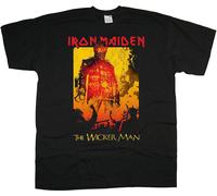Iron Maiden The Wicker Man Fire autorizzato Uomo maglietta