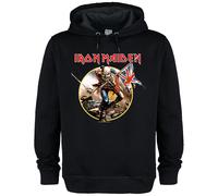 Iron Maiden Trooper Felpa con Cappuccio Iron Maiden Adulto Unisex (GD2281)