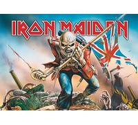 Iron Maiden Trooper Grande Poster In Tessuto / Bandiera 1100Mm X 750Mm