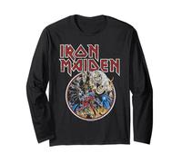 Iron Maiden - Vintage Beast Circle Black Maglia a Manica