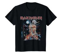 Iron Maiden Vintage Cityscape Maglietta, Bambini, Nero, 10 Anni