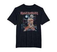 Iron Maiden Vintage Cityscape Maglietta, Uomo Taglie Grandi, Nero, 4X Tall
