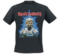 Iron Maiden World Slavery Tour 1984-1985 Uomo T-Shirt Nero M 100% Cotone Regular