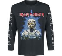 Iron Maiden World Slavery Tour Uomo Maglia Maniche Lunghe Nero M 100% Cotone Regular