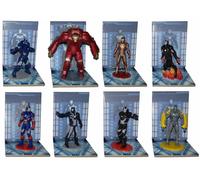 Iron Man 3 Sala delle Armature Serie Completa 8 Personaggi