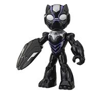 Marvel Iron Man e i Suoi Fantastici Amici Black Panther 22,8 cm, Action Figure Gigante con Scudo, Giocattolo Supereroe per Bambini dai 3 Anni in su