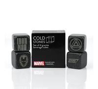 Iron Man da Collezione Marvel Freddo Sassi Set Granito Bevanda Cubi