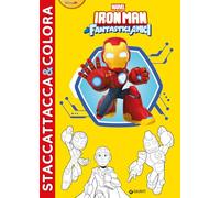 Iron Man e i suoi fantastici amici. Staccattacca&colora. Con adesivi. Ediz. a colori