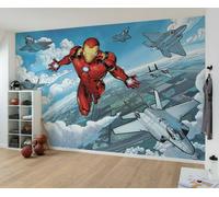 Iron Man Murale Gigante Misura Foto Parati 2.8x4m Marvel Ventola Idea Regalo Art