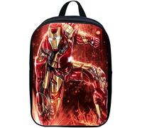 Iron Man Zaino, Cartoon Anime, zaino per la scuola, sono durevoli, impermeabili, regolabili, borse per la scuola elementare, 1, 27 * 14 * 35 cm (13 Zoll), Rucksack