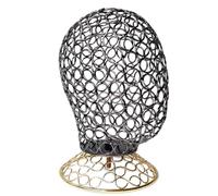 Iron Mannequin Head Parrucche Con Iron Texture Parrucche Supporto Display Per La Visualizzazione Di Vari Copricapo
