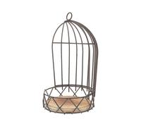 Iron Metal Bird Cage Decoration Hanging Flower Holder Desktop Adornment