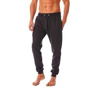 Iron Mountain IMPNT206 Pantaloni da Jogging ecologici per Uomo Realizzati con Filati riciclati, Fondo con Polsini, Charcoal Marl, L