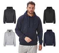 Iron Mountain IMSWT203 Maglione in Morbido Pile con Cappuccio da Uomo, Top in Filato Riciclato Ecologico, Blu Navy, XL