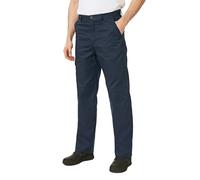Iron Mountain Pantaloni da Lavoro Uomo Cargo con Tasche Ginocchiere - Pantaloni Workwear Resistenti Cotone Poliestere Multi Tasche Edilizia (Blu Navy, 34W/29L)