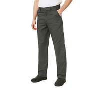 Iron Mountain Pantaloni da Lavoro Uomo Cargo con Tasche Ginocchiere - Pantaloni Workwear Resistenti Cotone Poliestere Multi Tasche Edilizia (Grigio, 34W/31L)
