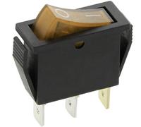 Iron Muscle Interruttore a bilanciere arancione ambra 240v accensione per frigo Caravan Dometic Electrolux