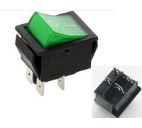 Iron Muscle Interruttore a bilanciere per caravan e camper, verde, 240 V, per frigorifero Dometic Electrolux