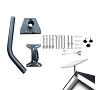 Iron Pole Mounting Bracket, Outdoor Antenna Mount, Roof Antenna Bracket, TV Antenna Mount Bracket, Pole Mount Antenna Holder, Work Area Antenna Mount, Antenna Bracket for Outdoor Use