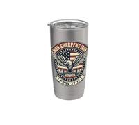 Iron Sharpens Iron Christian Men Bible Scripture Gym Workout Bicchiere termico in acciaio inox doppia parete