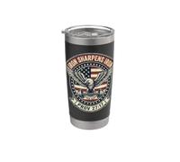 Iron Sharpens Iron Christian Men Bible Scripture Gym Workout Bicchiere termico in acciaio inox doppia parete