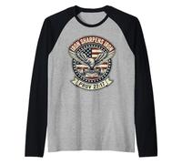 Iron Sharpens Iron Christian Men Bible Scripture Gym Workout Maglia con Maniche Raglan
