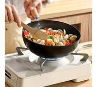 Iron Stir Fry Fry Pan Induzione cucina cucina pentole nobilitabili senza