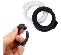 Iron-Story Anello in silicone maschio Training Strumenti sportivi set di 2pcs