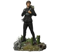 Iron Studios 1/10 Art Scale Luke Skywalker & Grogu Training Star Wars Statue 20 Cm Verde