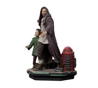 Iron Studios Star Wars Obi Wan e la giovane Leia Deluxe statua in scala artistic