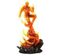 Iron Studios Statua Art Scale 1/10 La Torcia Umana I Fantastici Quattro Primi Passi 30 cm