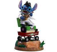 Iron Studios Statua Art Scale 1/10 Stitch King of Rock Disney Classics 16,7 cm
