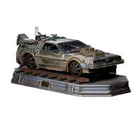 Iron Studios Statua Art Scale 1/10 The Delorean Back To The Future III (BTTF III) 23 cm, 609963129485